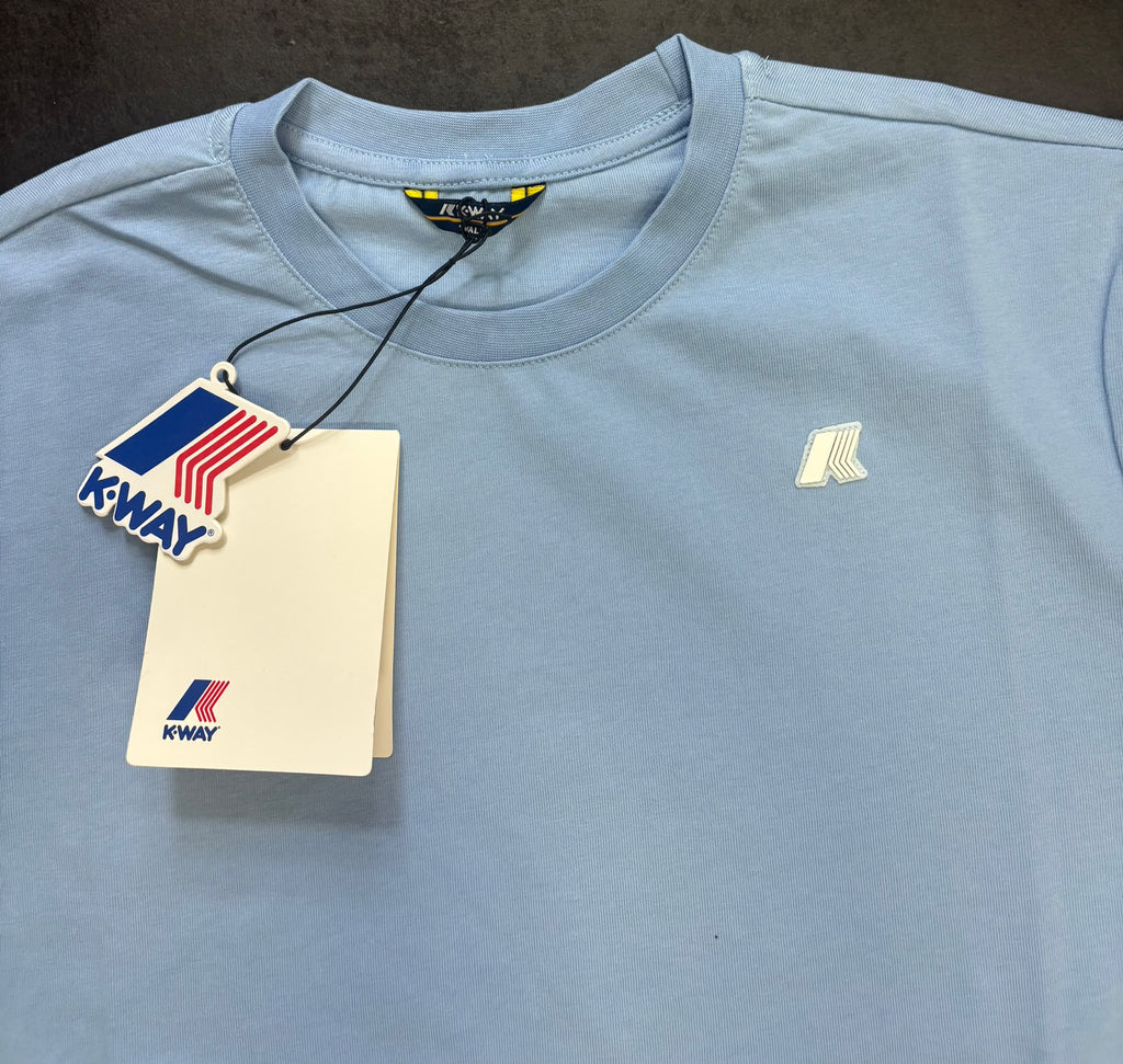 T-SHIRT K-WAY BASIC CON LOGO LATO CUORE GOMMA