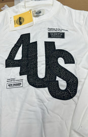 FELPA PACIOTTI UNISEX COTONE GIROCOLLO CON SIGLA 4US CENTRALE EFFETTO MURO