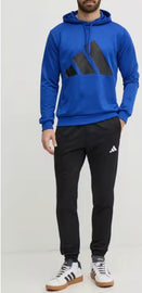 TUTA COMPLETA ADIDAS UOMO ACETATA CON LOGO GRANDE CENTRALE