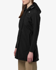 GIUBBINO K-WAY DONNA TERMICO COLLETTO E  CAPPUCCIO RIMOVIBILE