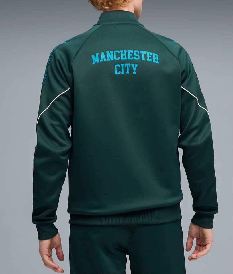 TUTA COMPLETA MANCHESTER CITY CON BANDA CELESTE