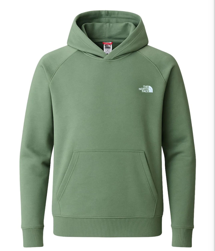 FELPA THE NORTH FACE UNISEX FELPATA CON LOGO LATO CUORE E RETRO LOGO GRANDE STAMPATO