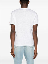 T-SHIRT JACQUEMUS SCRITTA CENTRALE GRANDE CELESTE